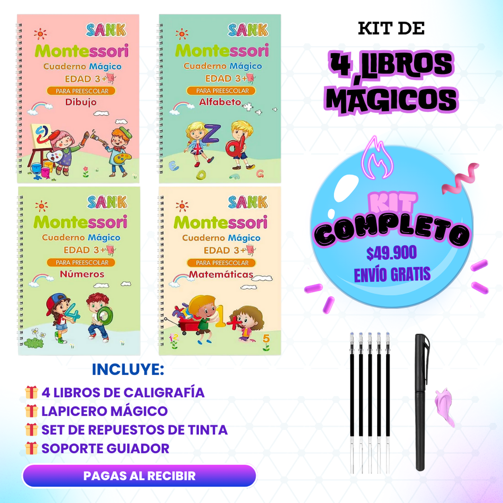 ✨ Tu hijo puede aprender a escribir mientras se divierte!